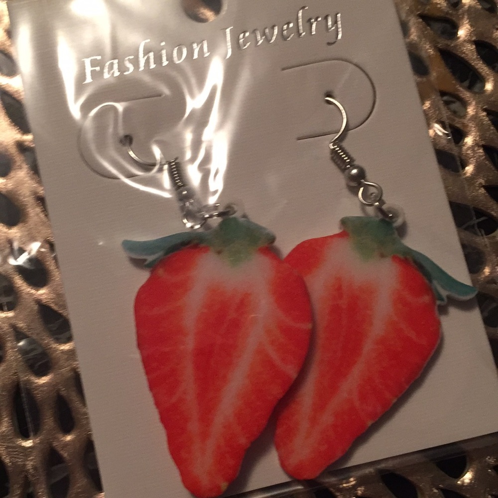 Strawberry earrings